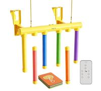 Reaction Speed Catching Stick Game - 3 Speed Adjustable Drop Toy with Mount | 13.7x11in (35x28cm) | Durable ABS & Soft EVA Sticks | USB-Powered Hand-Speed Trainer With 3 Speeds & Door-Hanging Mount