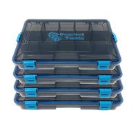 Reaction Tackle Bandejas de Cajas de Pesca Definitivas: ¡Organiza, Almacena y Domina con Nuestro Kit de 4 Unidades! Ideal para Pescadores en Movimiento - Paquete de 4 Bandejas 3600