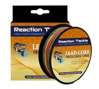 Reaction Tackle Lead Core - Línea trenzada con medición que cambia de color para arrastre, control rápido de profundidad de hundimiento para trucha lucioperca y salmón, multicolor, 18 libras (200