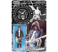 Super7 Johnny Ramone Reaction Figures - Figura de acción de Johnny Ramone (camisa blanca)