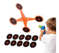 Reactive Shootings Targets, Resettable Steel Spinner Kit, Shock Absorb Impactz Plates with Stable Frame, Recreational Shootings Training System, Outdoor Sport Target, Field Club Practice Use