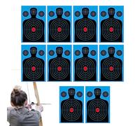 Reactive Target - Papel Splatter Sheet, 18 x 12 pulgadas, 10 piezas | Practice Accessory For Outdoor Training Team Activity Recreation Kids Adults Backyard Use