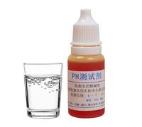 Reactivo de pH de Piscina,Líquido de Medición de Calidad del Agua - Tiras De Prueba De pH - Uso en Acuario Laboratorio Hogar Vajilla Utensilios Material de Construcción Cuenco de Metal