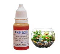 Reactivo de pH en gotas | Líquido de Medición de Calidad del Agua | Tiras de Prueba de pH,para usar en Acuarios, Ollas metálicas, Sartenes, Cuencos, Hogar, Laboratorio y Vajilla