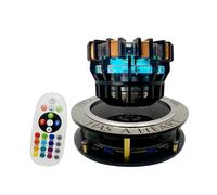 Reactor ARC MK1 Flotante - Escala 1:1, Decoración Tecnológica LED Que Flota y Gira, Exhibición de Escritorio, (MK1)