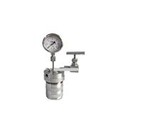 Reactor autoclave de síntesis hidrotermal de 100 ml, presión de 6 MPa, acero inoxidable, diseño sellado a gas.