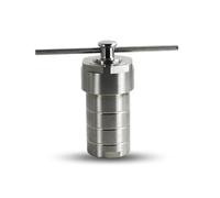 Reactor autoclave resistente a altas temperaturas de 100 ml: tanque de destilación a presión for síntesis hidrotermal con diseño hermético.(100mL Ptfe)