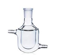 Reactor de matraz de doble capa de vidrio de borosilicato alto - Vaso de laboratorio con junta 24/29(25ml)