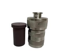 Reactor de síntesis hidrotermal, tanque de digestión de alta presión de acero inoxidable con revestimiento de PTFE, PPL(50ml PPL)