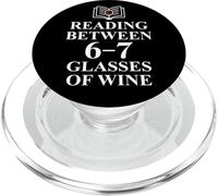 Read Between The Wines 6 7 Reading 6-7 Just One More Chapter PopSockets PopGrip para MagSafe