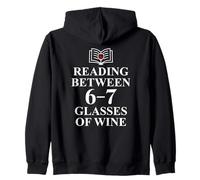 Read Between The Wines 6 7 Reading 6-7 Just One More Chapter Sudadera con Capucha