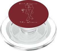 Read Between The Wines Book Club Wine Drinking Books Lovers PopSockets PopGrip para MagSafe