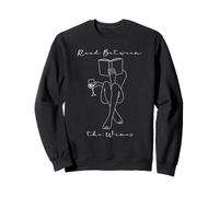 Read Between The Wines Book Club Wine Drinking Books Lovers Sudadera
