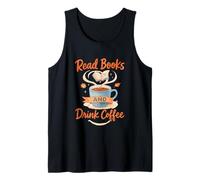 Read Books and Drink Coffee Cozy Book Lover Camiseta sin Mangas