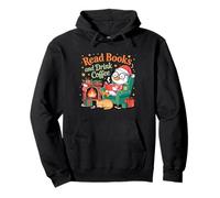 Read Books and Drink Coffee Cozy Holiday Sudadera con Capucha