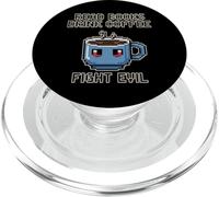 Read Books Drink Coffee Fight Evil PopSockets PopGrip para MagSafe