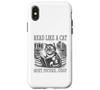 Read Like A Cat Carcasa para iPhone X/XS