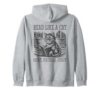 Read Like A Cat Sudadera con Capucha