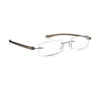 Read Optics Gafas Graduadas +2.00 Dioptrías: de Lectura Sin Montura Hombre/Mujer - Varillas Grises Flexibles y Lentes Anti-UV - con Sistema Patentado SecureLoc No Se Caerán - Ligeras y Resistentes
