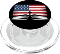 Read The Bible America - United States Flag Christian Faith PopSockets PopGrip para MagSafe