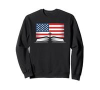 Read The Bible America - United States Flag Christian Faith Sudadera