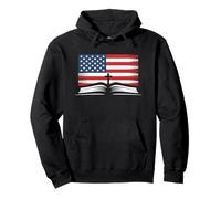Read The Bible America - United States Flag Christian Faith Sudadera con Capucha