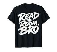 Read The Room Bro Socially Observant Individual Funny Social Camiseta gráfica económica
