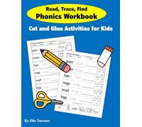 Read, Trace, Find Phonics Workbook: Cut and Glue Activities for Kids