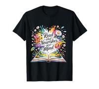 Read What Nourishes Your Mind Mentalidad del Lector - Camiseta