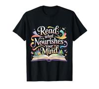 Read What Nourishes Your Mind Mentalidad del Lector |- Camiseta