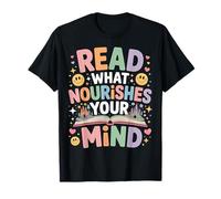 Read What Nourishes Your Mind Mentalidad del Lector |- Camiseta