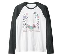Read What Nourishes Your Mind Mentalidad del Lector - Camiseta Manga Raglan