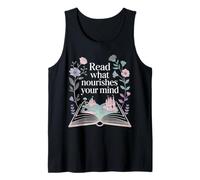 Read What Nourishes Your Mind Mentalidad del Lector - Camiseta sin Mangas