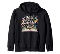 Read What Nourishes Your Mind Mentalidad del Lector |- Sudadera con Capucha