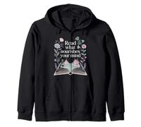Read What Nourishes Your Mind Mentalidad del Lector - Sudadera con Capucha