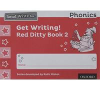 Read Write Inc - Phonics Get Writing! Red Ditty Book 2 Pack of 10