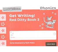 Read Write Inc - Phonics Get Writing! Red Ditty Book 3 Pack of 10 (NC READ WRITE INC - PHONICS)