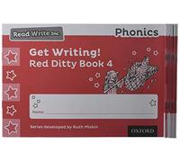 Read Write Inc - Phonics Get Writing! Red Ditty Book 4 Pack of 10