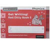 Read Write Inc - Phonics Get Writing! Red Ditty Book 5 Pack of 10