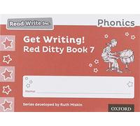 Read Write Inc - Phonics Get Writing! Red Ditty Book 7 Pack Of 10