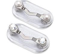 Readerest - Soporte magnético para gafas, acero inoxidable con cristales de Swarovski, con perlas de Swarovski