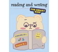 Reading and writing for smart kids 3-5 years. Workbook for kindergarten and preschool learning. Write, read and practice: First words for beginner readers. Color and track it
