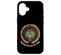 Reading Between The Rings Tree Ring Nature Art Carcasa para iPhone 16