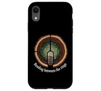 Reading Between The Rings Tree Ring Nature Art Carcasa para iPhone XR