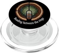 Reading Between The Rings Tree Ring Nature Art PopSockets PopGrip para MagSafe