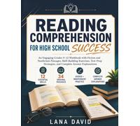 READING COMPREHENSION FOR HIGH SCHOOL SUCCESS: An Engaging Grades 9-12 Workbook with Fiction and Nonfiction Passages, Skill-Building Exercises, ... Critical Reading and Boost Test Scores