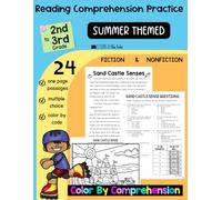 Reading Comprehension Practice: Summertime Reading For Kids Second to Third Grade, Fiction and Nonfiction Summer Bridge Activities 2-3 (Color By Comprehension Workbooks)