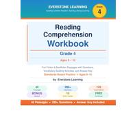 Reading Comprehension Workbook Grade 4: 40 Engaging Fiction & Nonfiction Passages, 280+ Questions, Vocabulary Practice, and Critical Thinking for 4th ... Reading Comprehension Workbook Series)