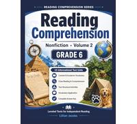 Reading Comprehension Worksheets Nonfiction Grade 6: Vol 2, 15 Article Homeschool, ELA Practice, Answer Key