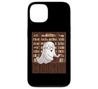 Reading Ghost - Spooky Library Halloween tee Carcasa para iPhone 13